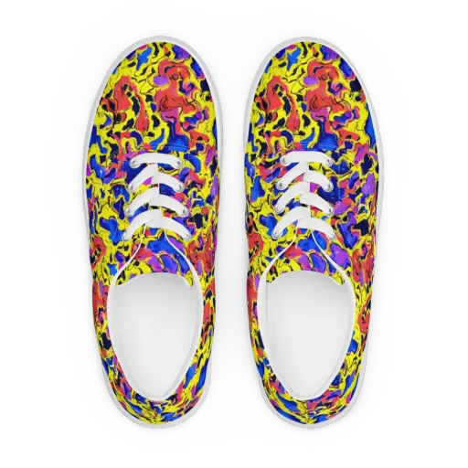 Pop Alchemy on a Men's Lace-Up Canvas Shoes