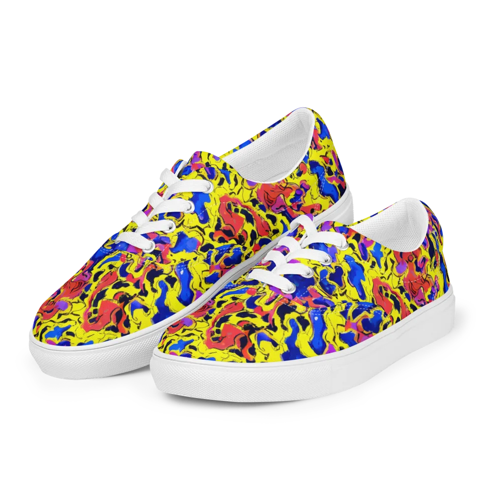 Pop Alchemy on Men's Lace-Up Canvas Shoes — Left Front