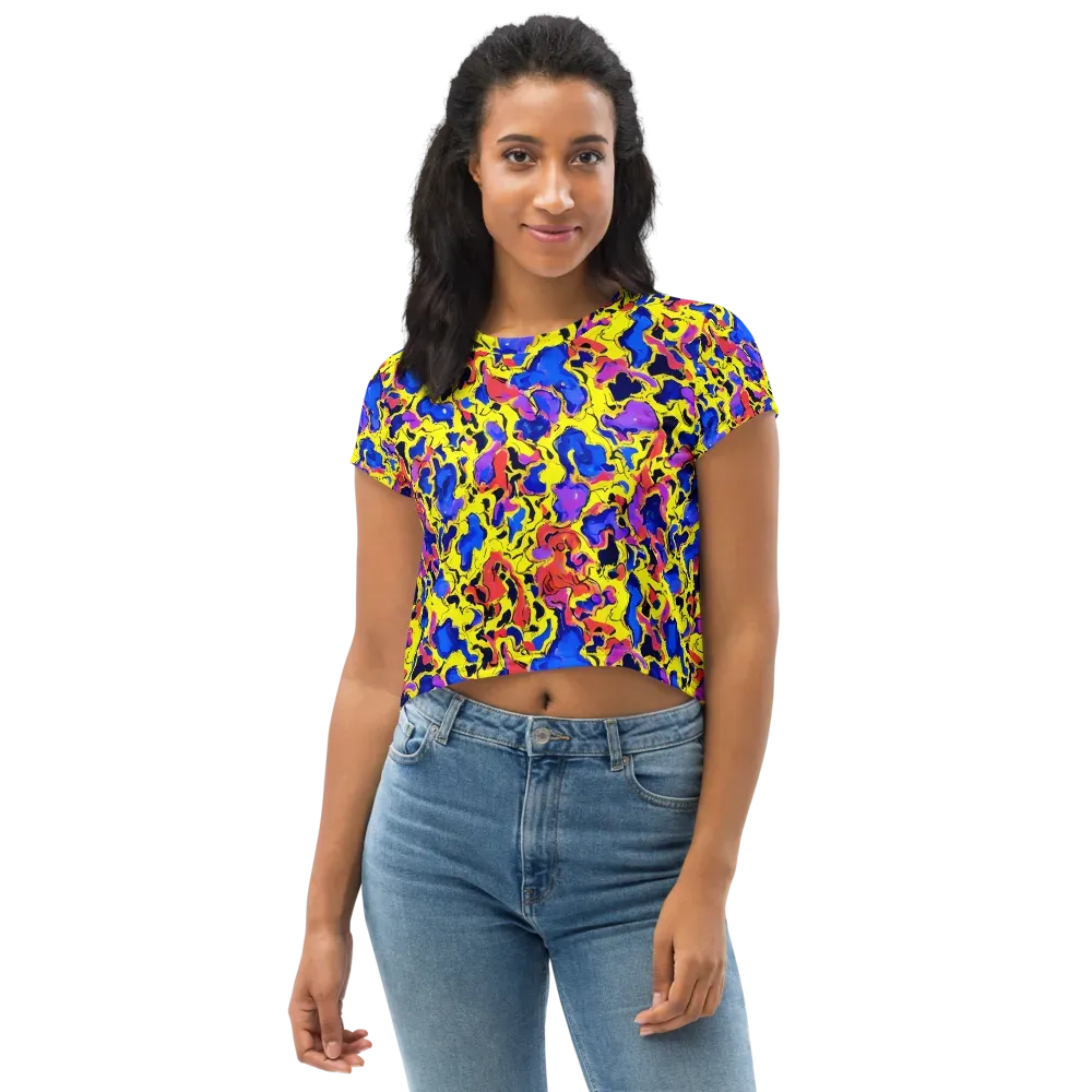 Pop Alchemy on Crop Tee — Front