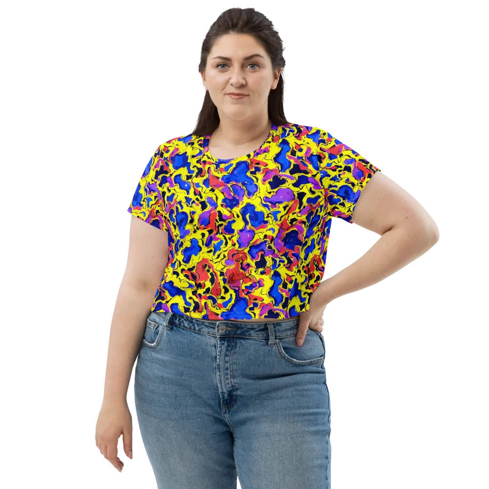 Pop Alchemy on Crop Tee — Front