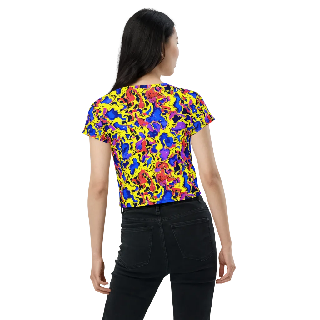 Pop Alchemy on Crop Tee — Back