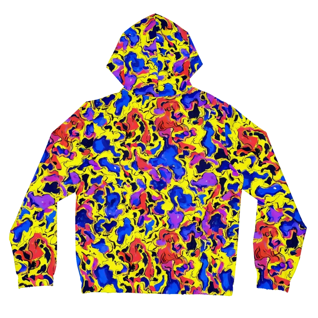 Pop Alchemy on Women's Full-Zip Hoodie — Back