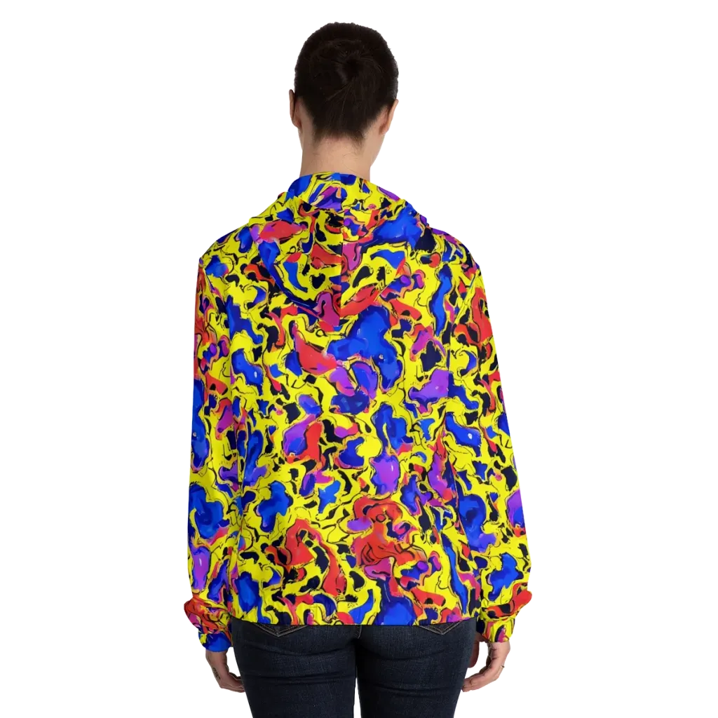 Pop Alchemy on Women's Full-Zip Hoodie — Back On Person