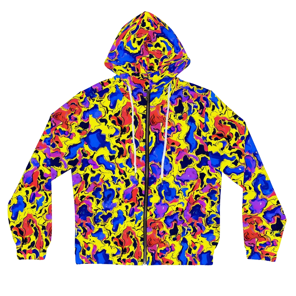 Pop Alchemy on Women's Full-Zip Hoodie — Front