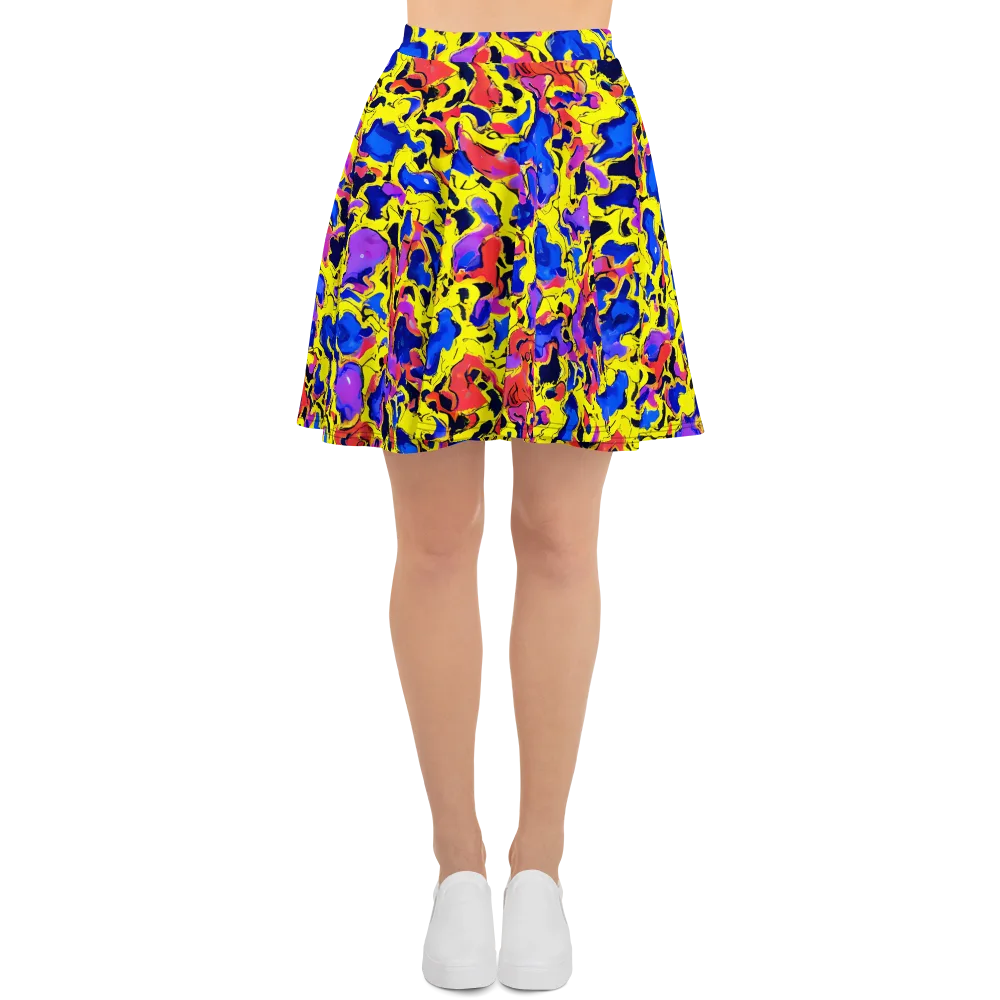 Pop Alchemy on Skater Skirt — Front