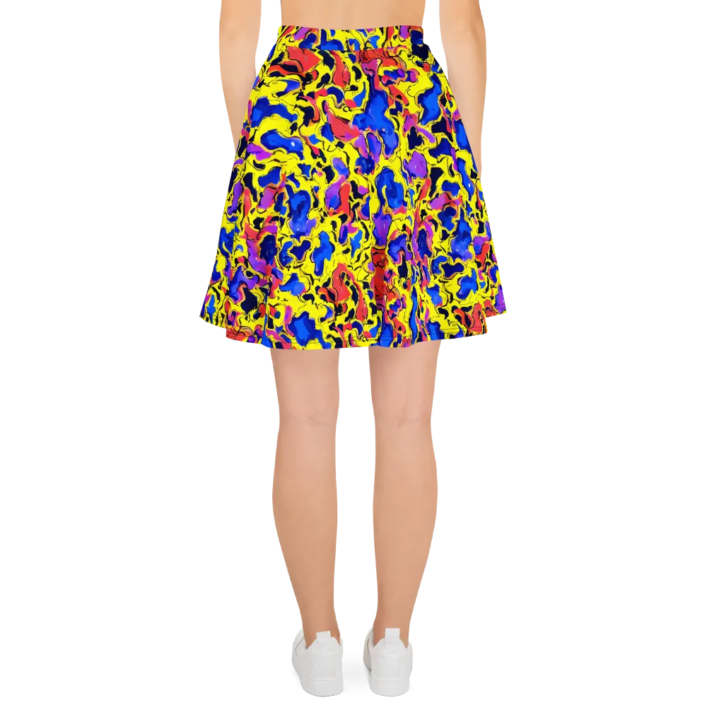 Pop Alchemy on Skater Skirt — Back