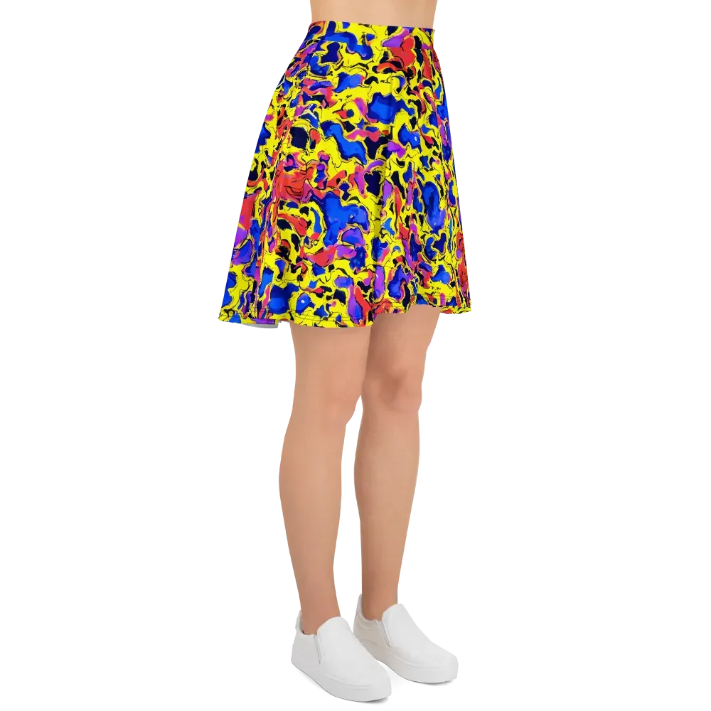 Pop Alchemy on Skater Skirt — Right
