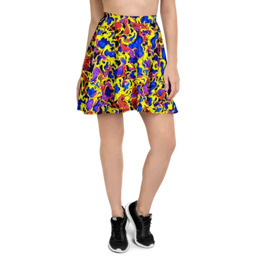 Pop Alchemy on a Skater Skirt