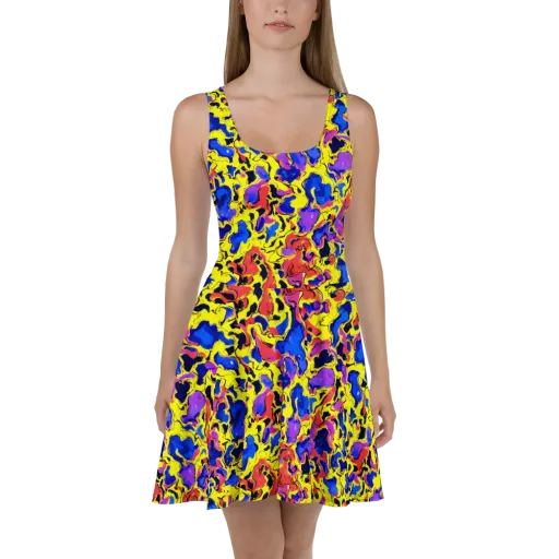 Pop Alchemy on a Skater Dress