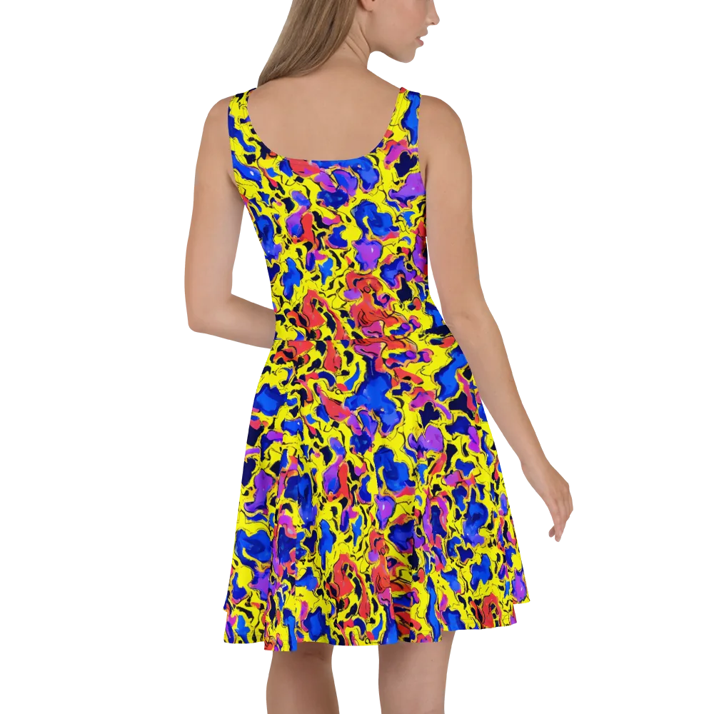 Pop Alchemy on Skater Dress — Back