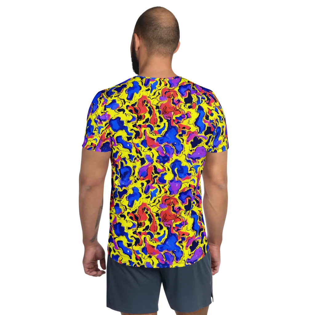 Pop Alchemy on Men's Athletic T-Shirt — Back