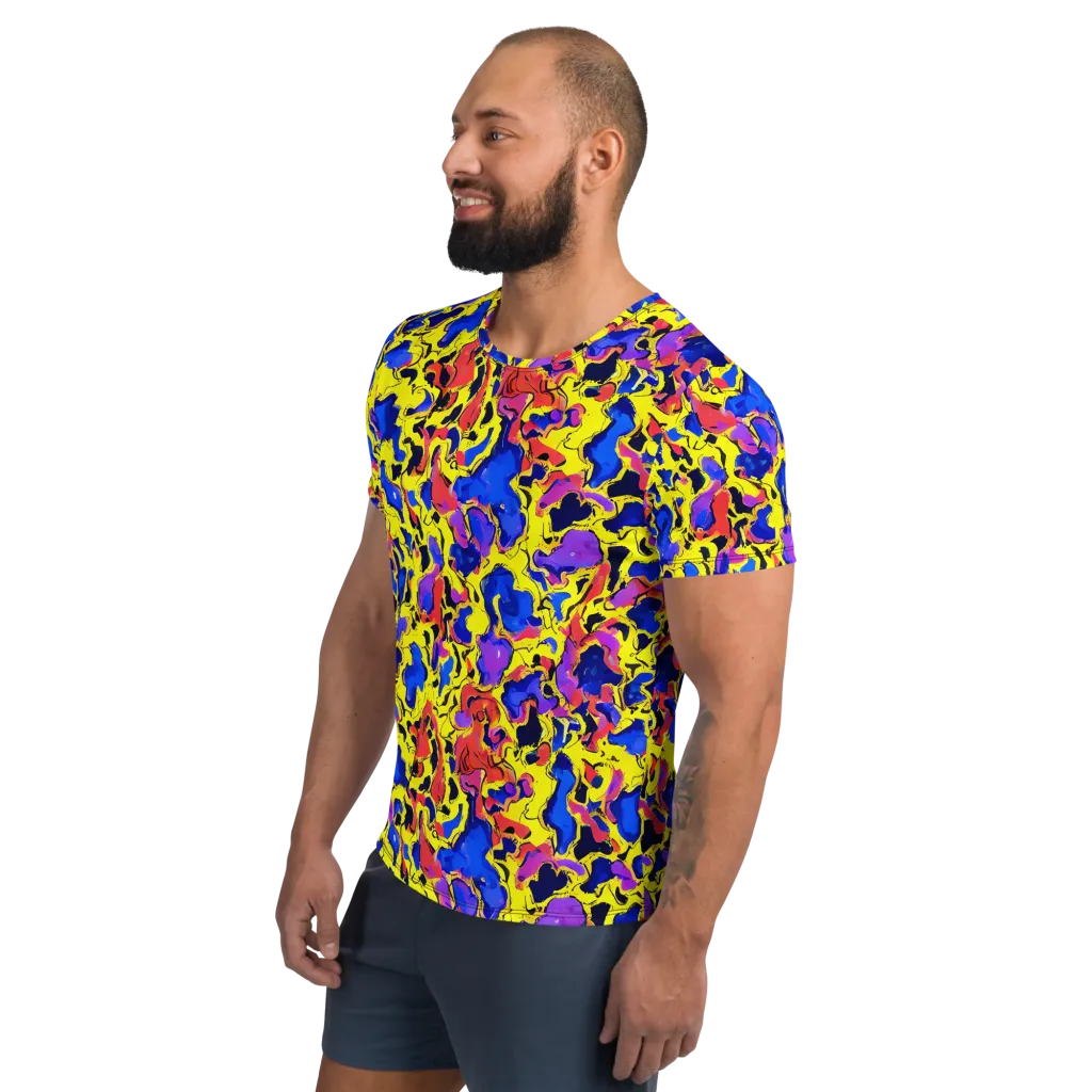 Pop Alchemy on Men's Athletic T-Shirt — Left