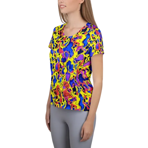 Pop Alchemy on a Women's Athletic T-Shirt