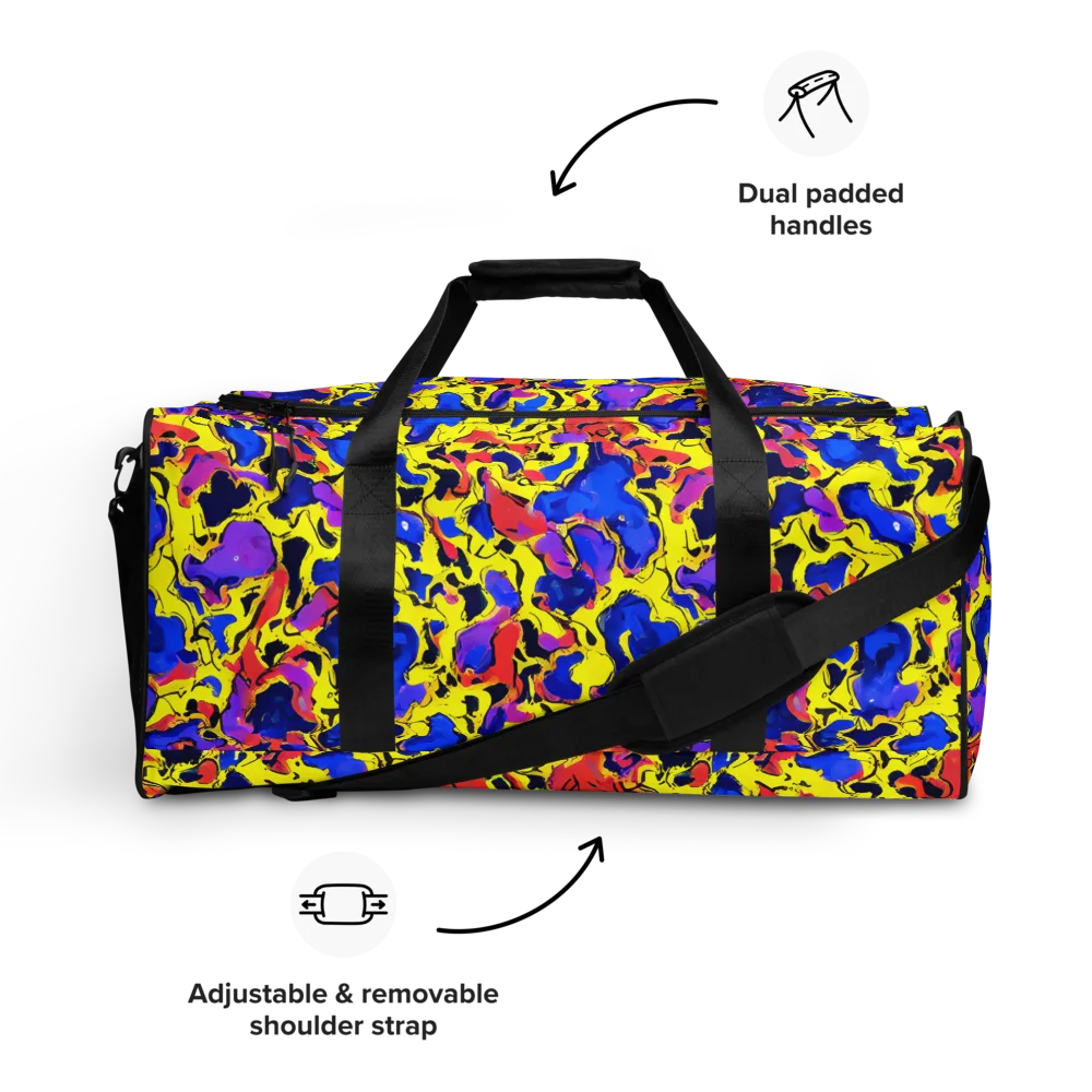 Pop Alchemy on Duffle Bag — Front
