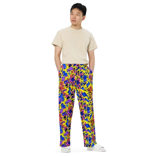 Pop Alchemy on a Wide-Leg Pants