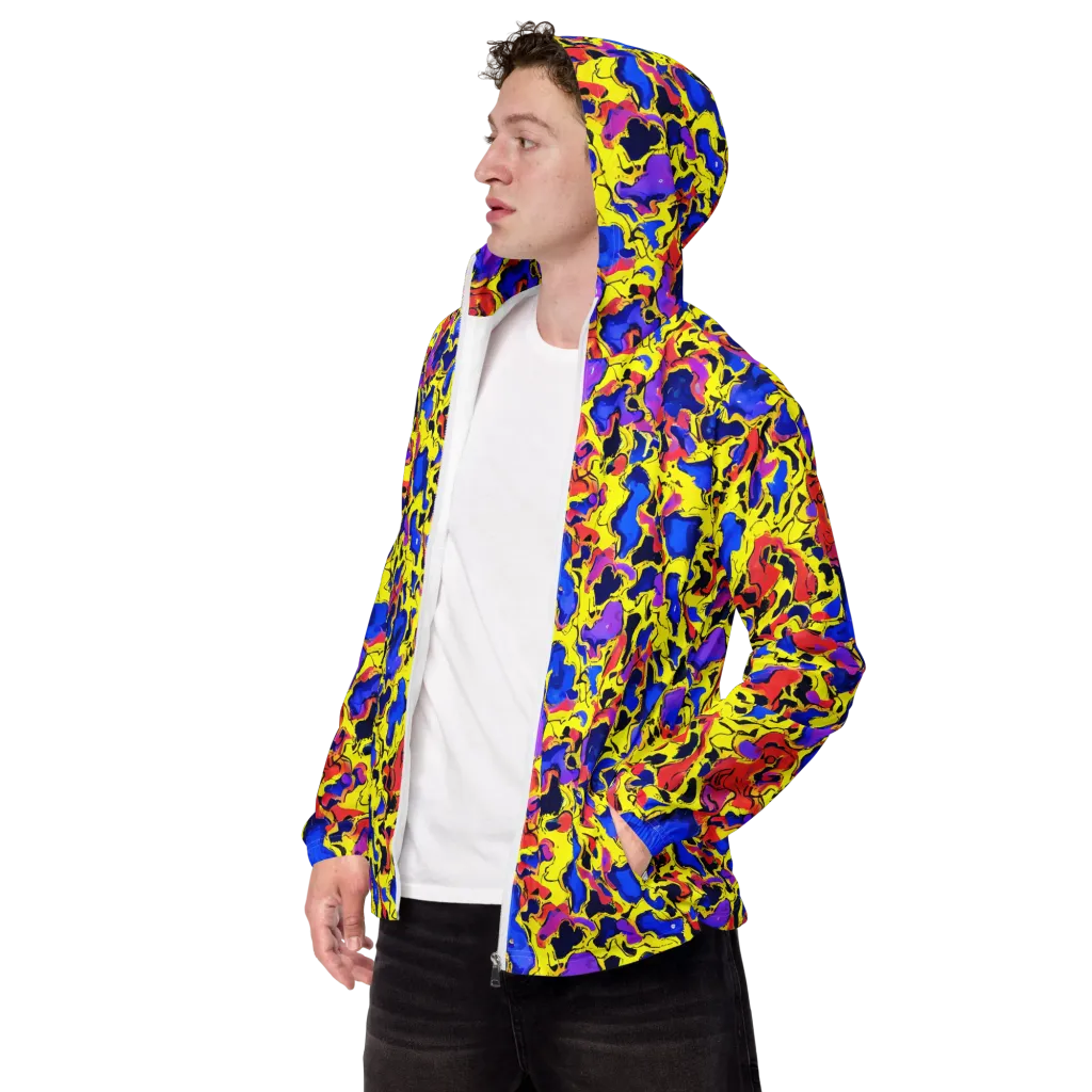 Pop Alchemy on Men's Windbreaker — Left Front
