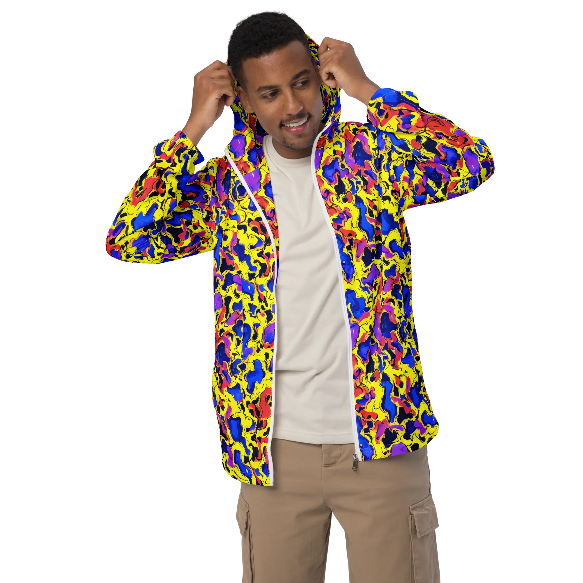 Pop Alchemy on Men's Windbreaker — Front