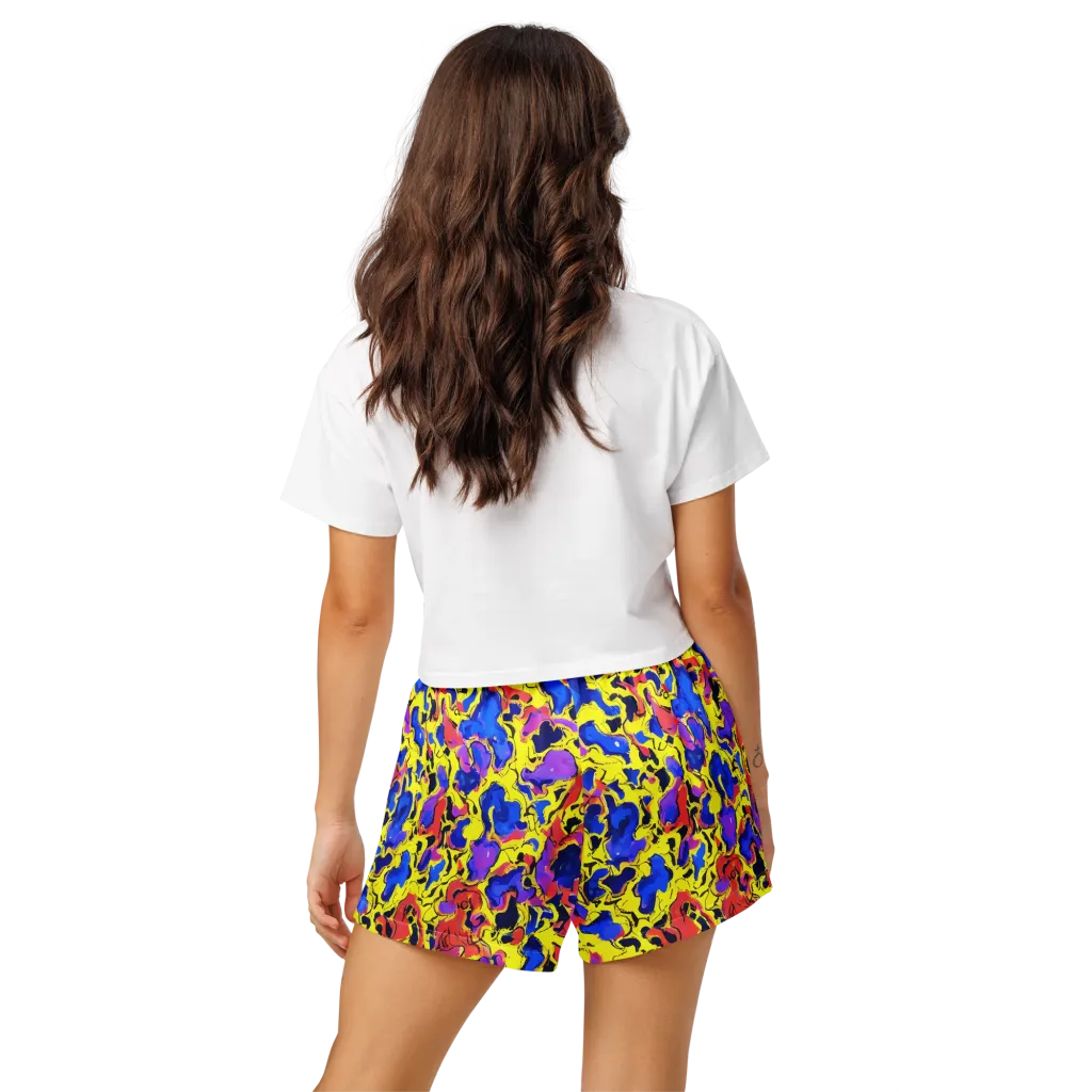 Pop Alchemy on Women's Pajama Shorts — Back