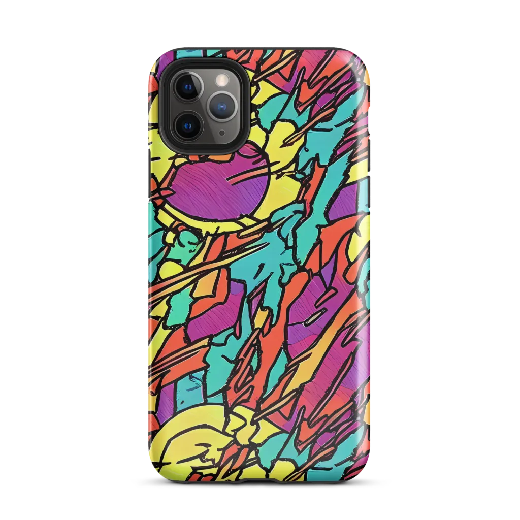 Kaleidoscope Crash on Tough Case for iPhone® — Front