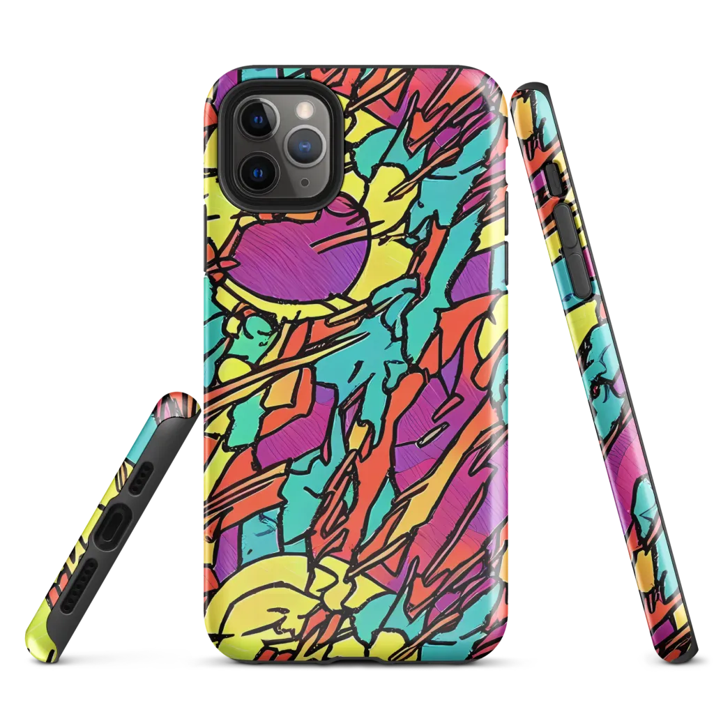 Kaleidoscope Crash on Tough Case for iPhone® — Front