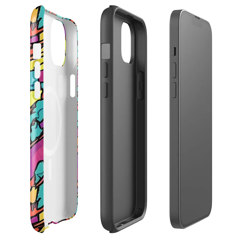 Kaleidoscope Crash on MagSafe Tough Case for iPhone® — Front