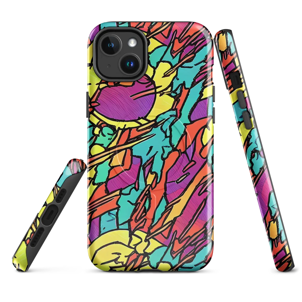Kaleidoscope Crash on MagSafe Tough Case for iPhone® — Front