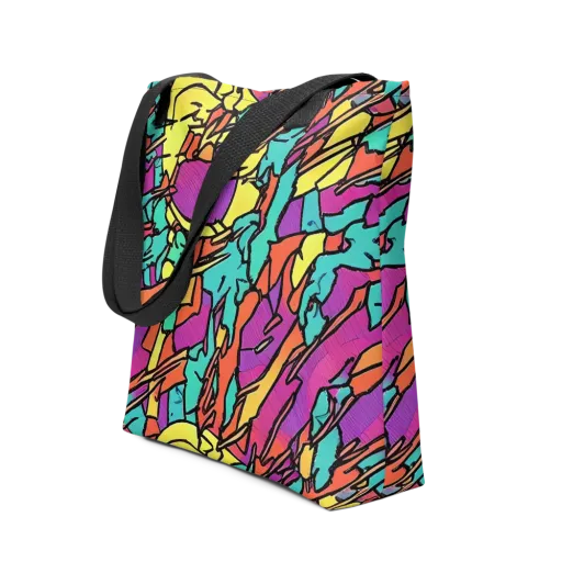 Kaleidoscope Crash on a Tote Bag