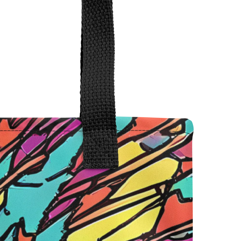 Kaleidoscope Crash on Tote Bag — Product details