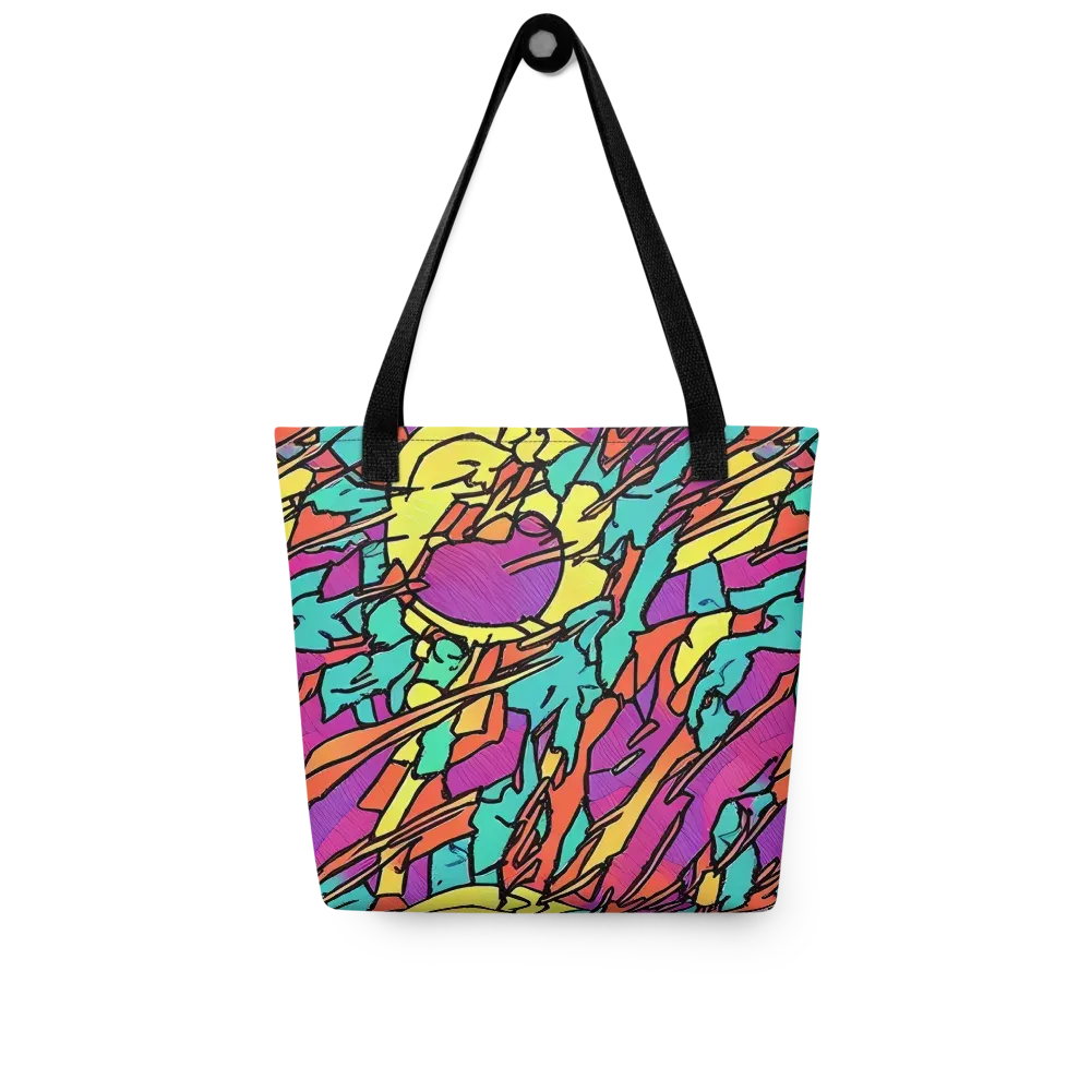 Kaleidoscope Crash on Tote Bag — Front