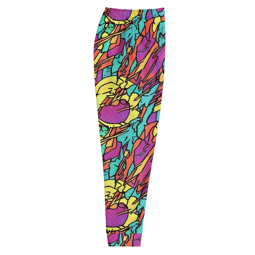 Kaleidoscope Crash on Men's Joggers — Right