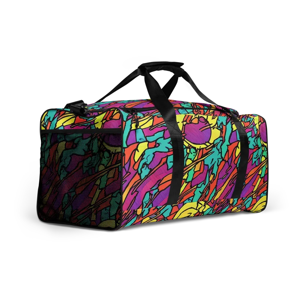 Kaleidoscope Crash on Duffle Bag — Right Front