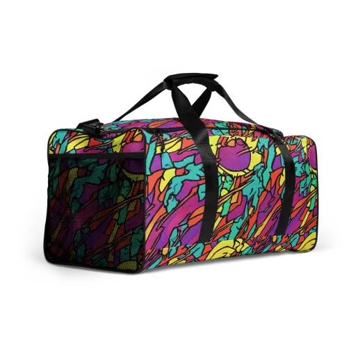 Kaleidoscope Crash on a Duffle Bag