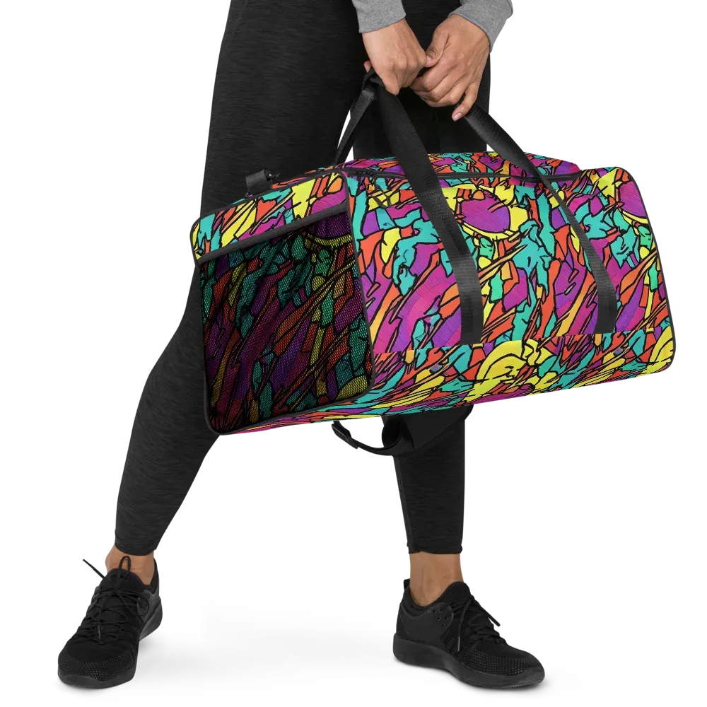 Kaleidoscope Crash on Duffle Bag — Right Front