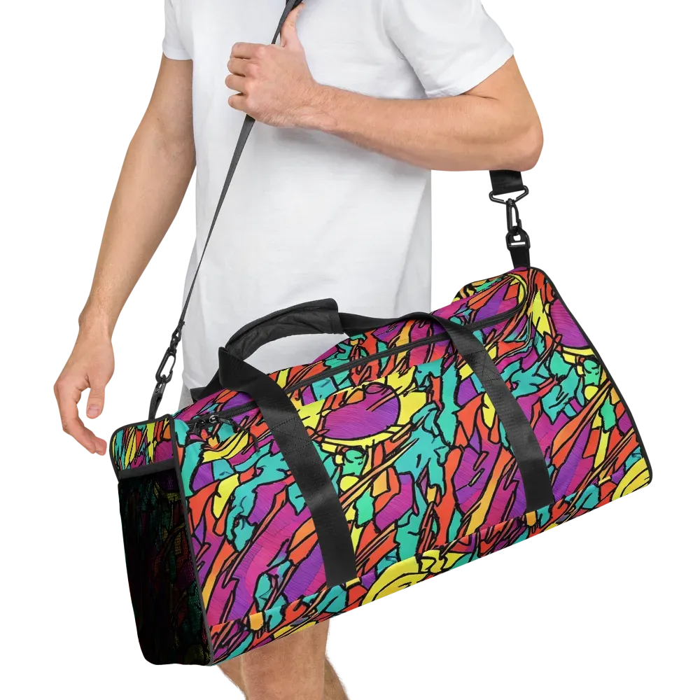 Kaleidoscope Crash on Duffle Bag — Right Front