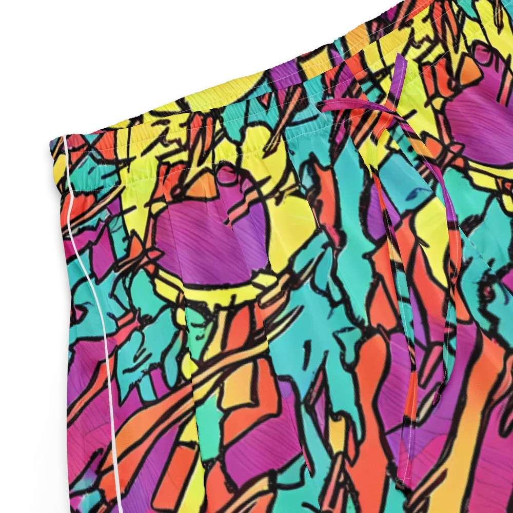 Kaleidoscope Crash on Women's Pajama Shorts — Product details