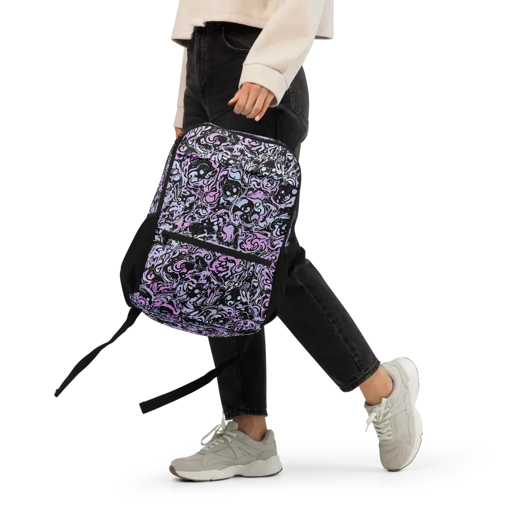 Ultraviolet Riddle on Utility Backpack — Front