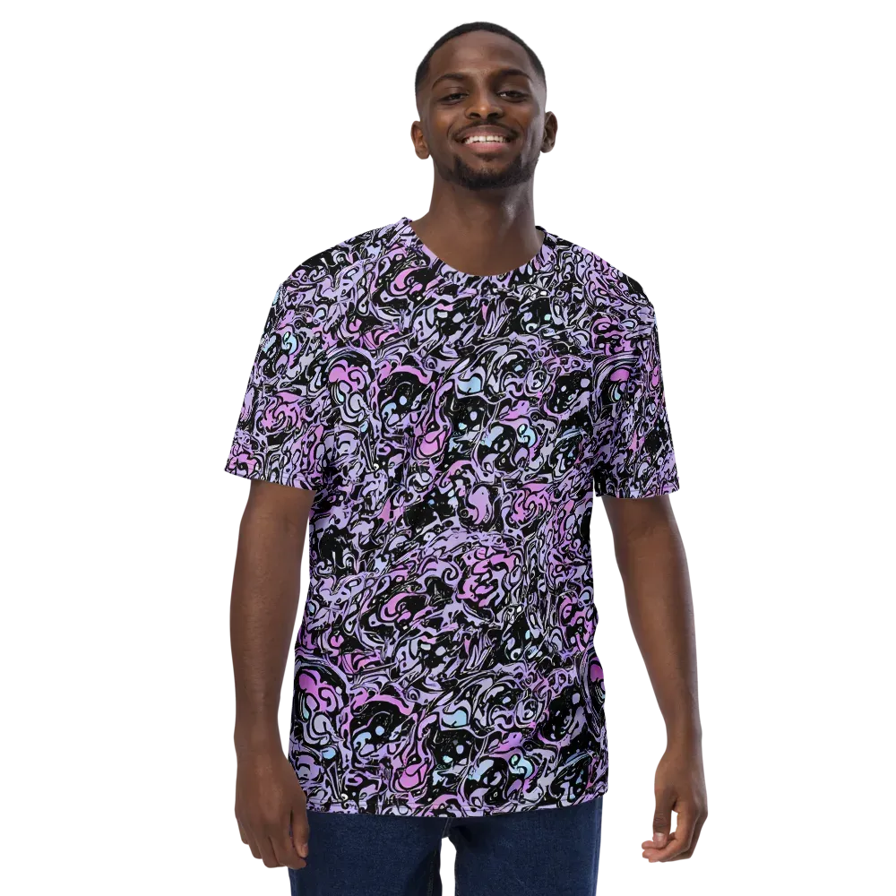 Ultraviolet Riddle on Men's Crew Neck T-Shirt — Front
