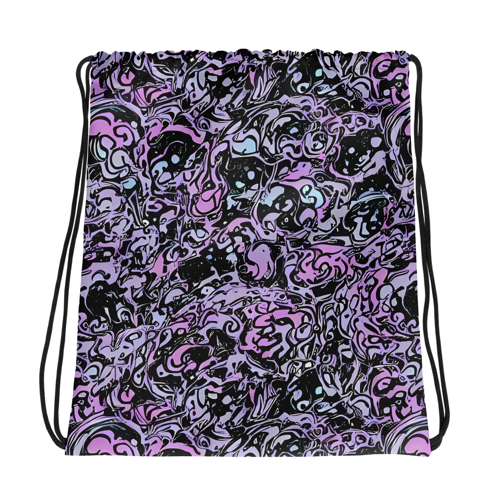 Ultraviolet Riddle on Drawstring Bag — Photo