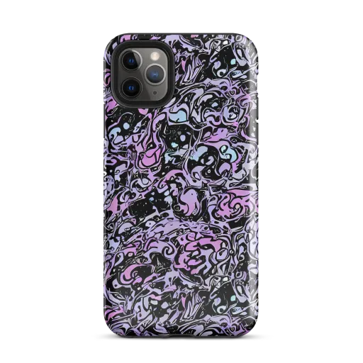 Ultraviolet Riddle on a Tough Case for iPhone®