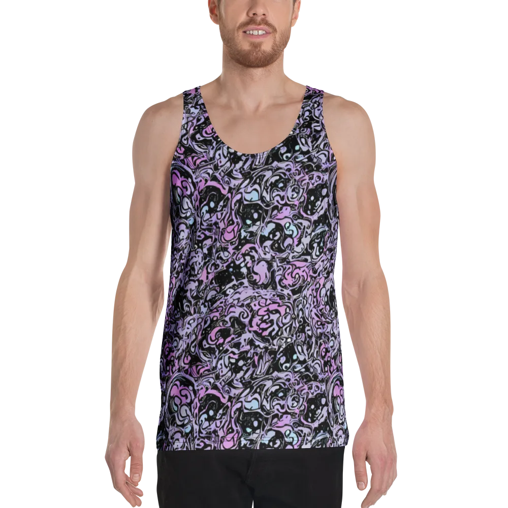 Ultraviolet Riddle on Men's Tank Top — Front