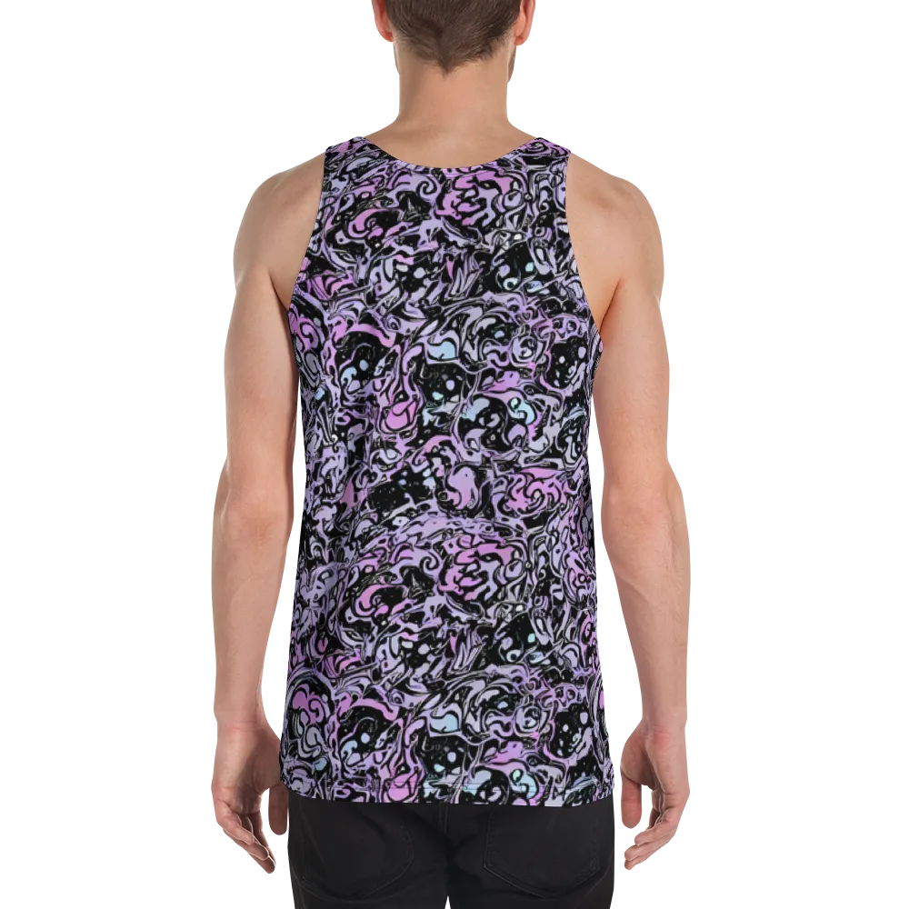 Ultraviolet Riddle on Men's Tank Top — Back