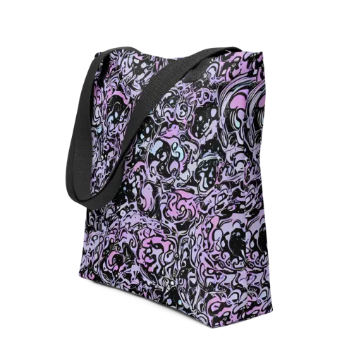 Ultraviolet Riddle on a Tote Bag