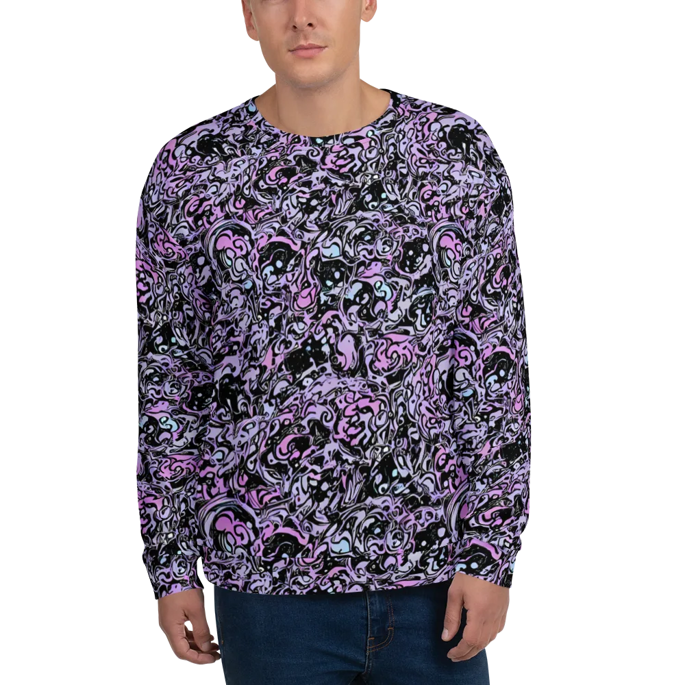 Ultraviolet Riddle on Sweatshirt — Front