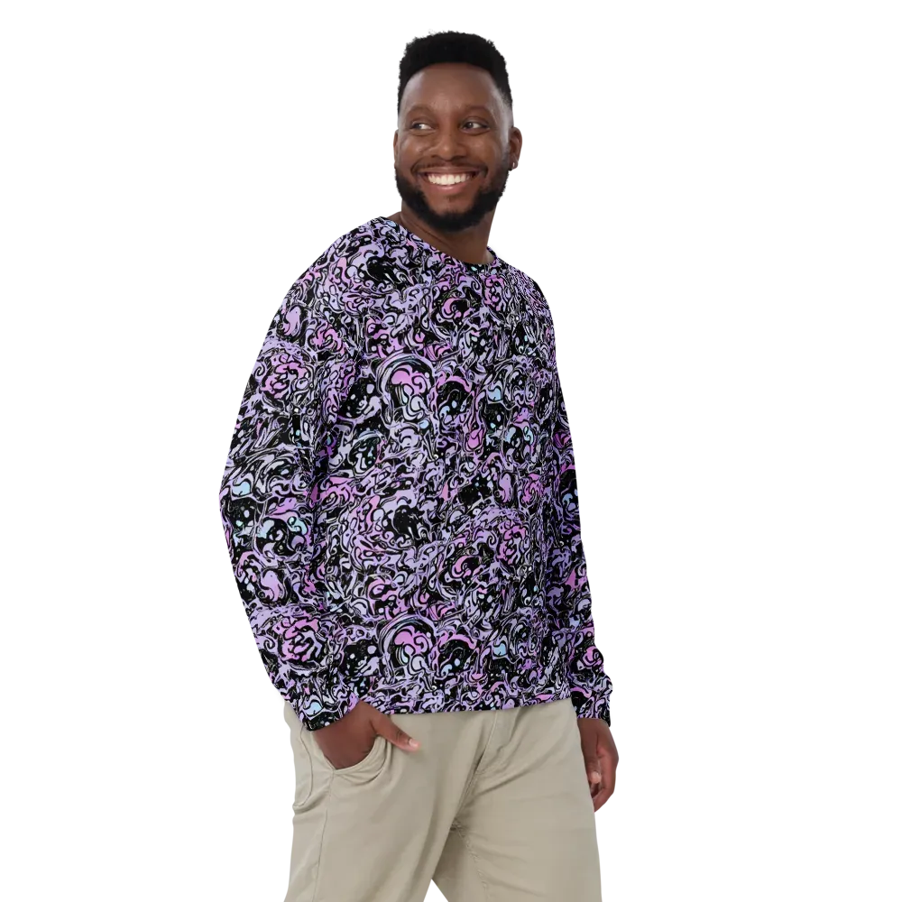 Ultraviolet Riddle on Sweatshirt — Front