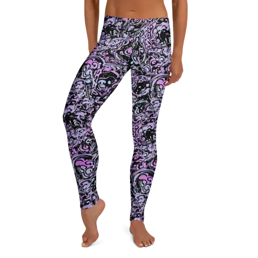 Ultraviolet Riddle on a Leggings