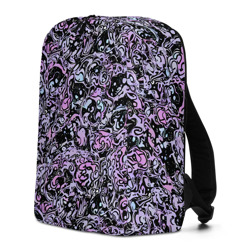 Ultraviolet Riddle on Minimalist Backpack — Left