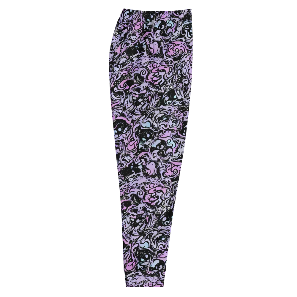 Ultraviolet Riddle on Men's Joggers — Right