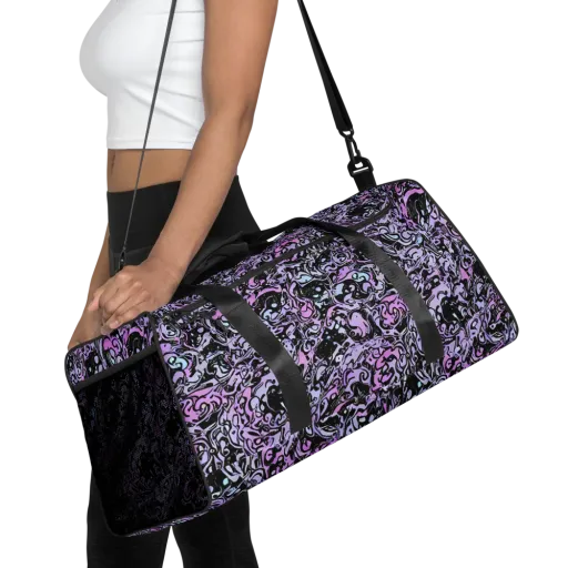 Ultraviolet Riddle on a Duffle Bag