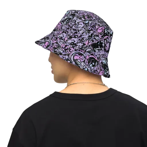 Ultraviolet Riddle on a Reversible Bucket Hat