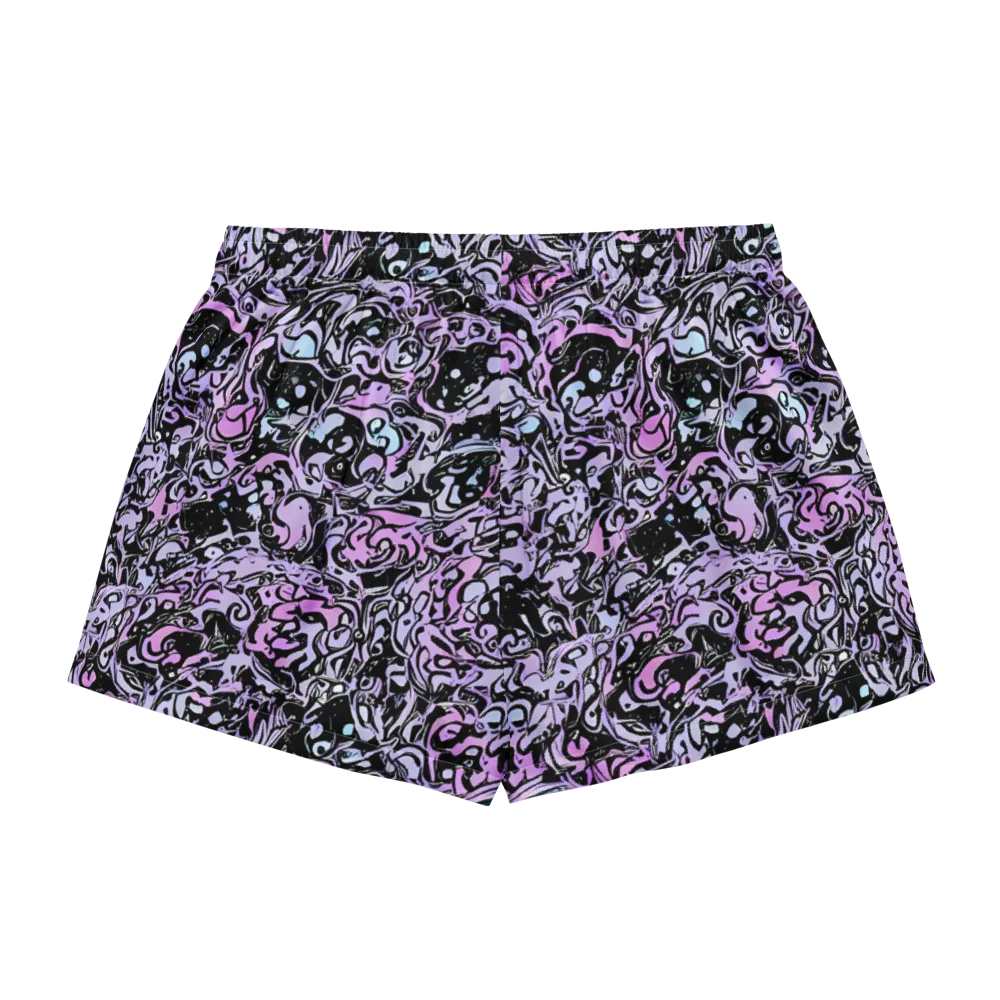 Ultraviolet Riddle on Women's Pajama Shorts — Back